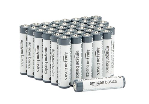Pilas Alcalina AAA Amazon Basics