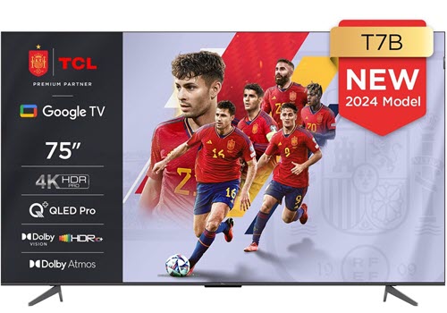 Televisor TCL QLED de 75"
