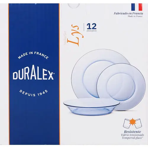Vajilla de 12 Piezas Duralex