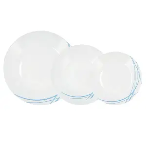 Vajilla Opal 12 piezas